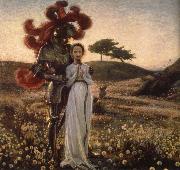 Knight and The virgin Richard Bergh